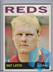 2013 Topps Heritage Mat Latos High Number SP #457